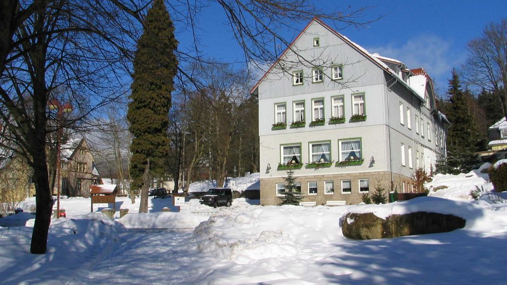 Pension Schmidt in Schierke im Winter