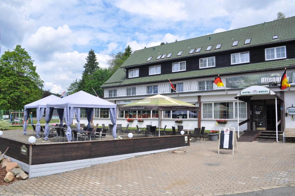 Hotel Engel Altenau - Terrasse im Aussenbereich